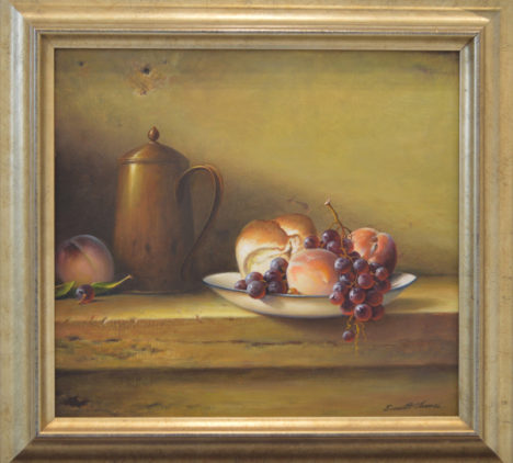Still Life with Bread and Fruit